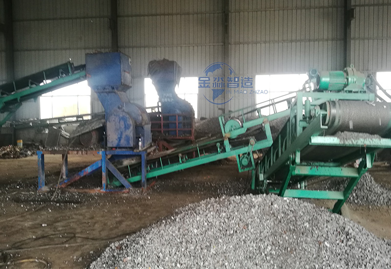 800型花盒破碎机,转子破碎机客户案例