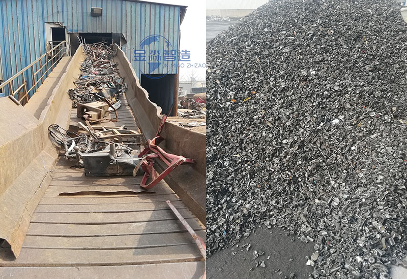 报废车破碎机,自行车架破碎机,二手废铁破碎机