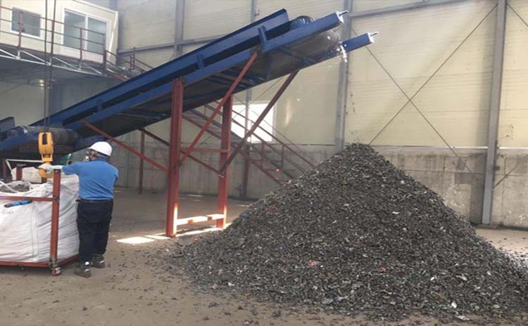 315型废铝破碎机破碎断桥铝材、铝圈等